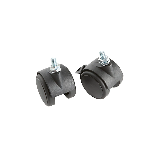 STCL Front Locking Caster 2 Pack Plastic