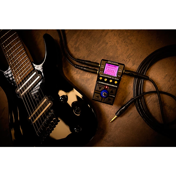 MS 80IR MultiStomp Pedal with Multi Layer IR Technology Effects Pedal Black and Gold