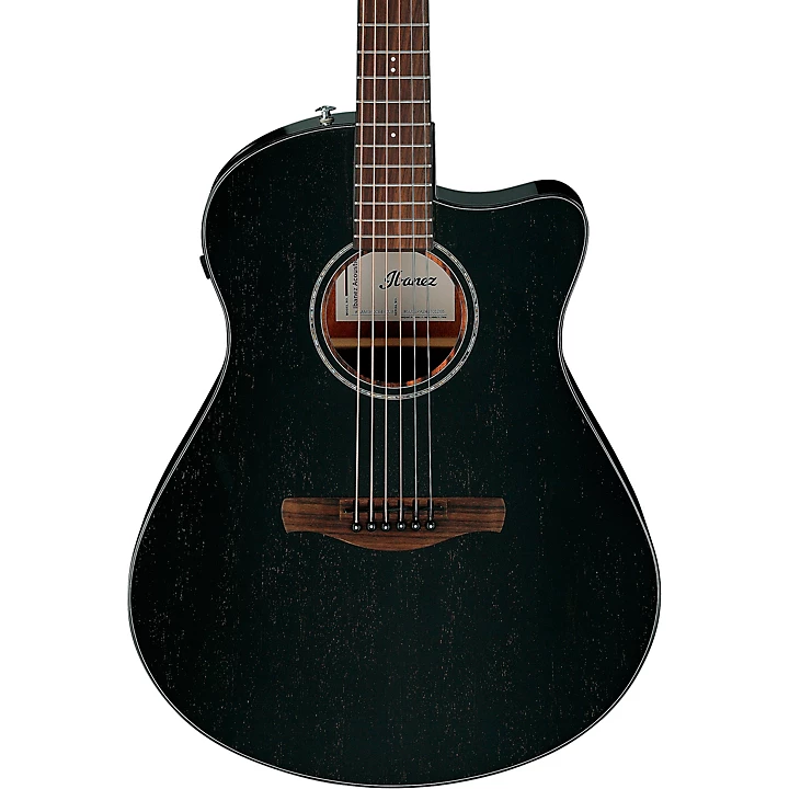 Ibanez AAM340CE Advanced Auditorium Acoustic Electric Guitar Rustic Black