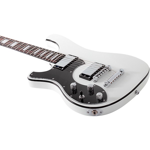 Stargazer 6 Left Handed Electric Guitar Gloss White