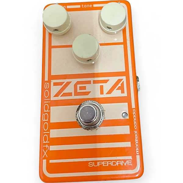 SolidGoldFX Used SolidGoldFX zeta superdrive Effect Pedal.gc