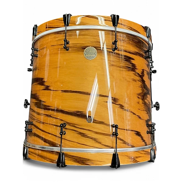 ddrum Used ddrum 5 Piece Dios Series Zebrawood Drum Kit.gc