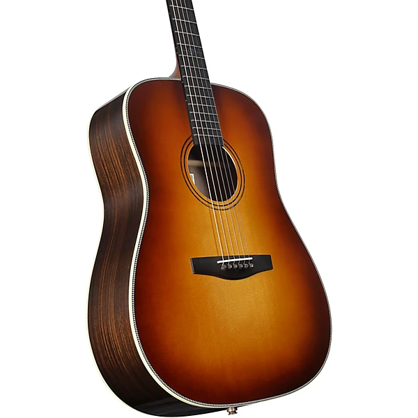 Alvarez LD70e Herringbone Laureate Series Dreadnought Acoustic Electric Guitar Sunset