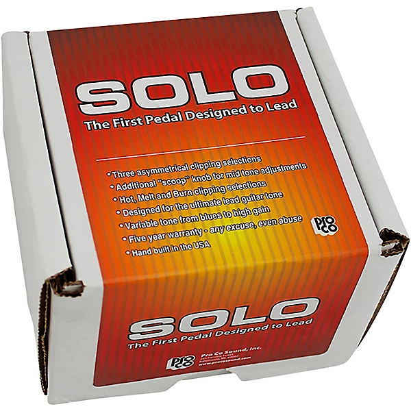 ProCo Solo Distortion Guitar Effects Pedal
