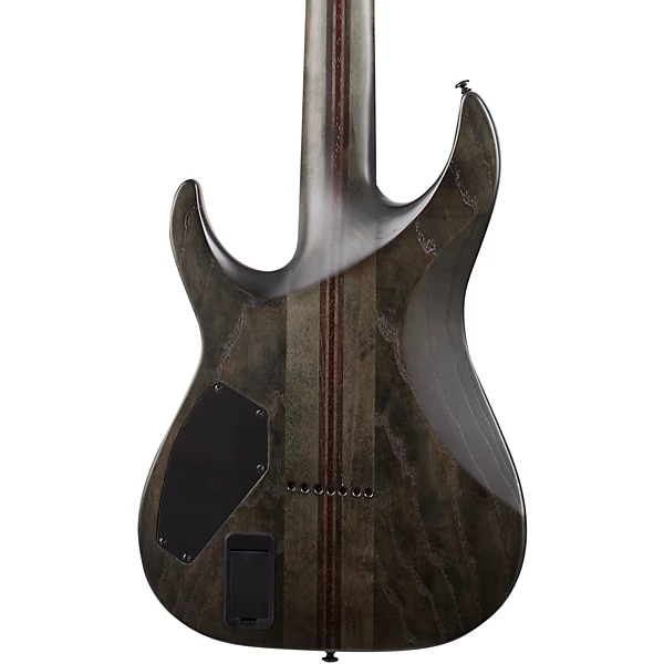 Schecter Guitar Research C 7 SLS Elite Evil Twin 7 String Electric Guitar Satin Black