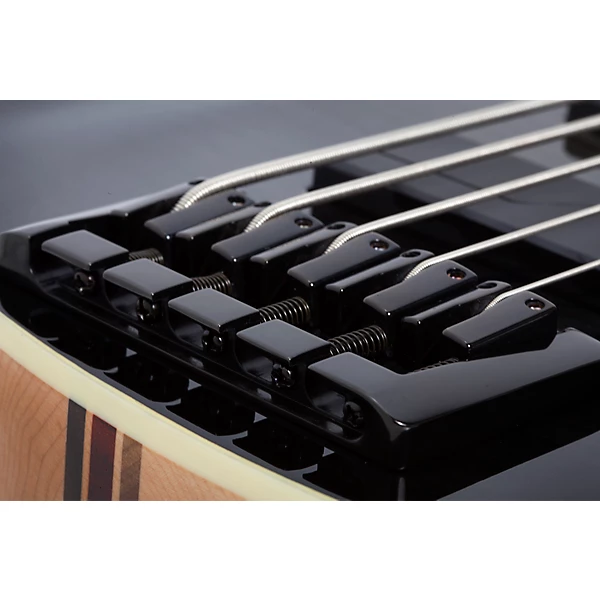 Schecter Guitar Research SLS Elite 5 5 String Electric Bass Black Fade Burst