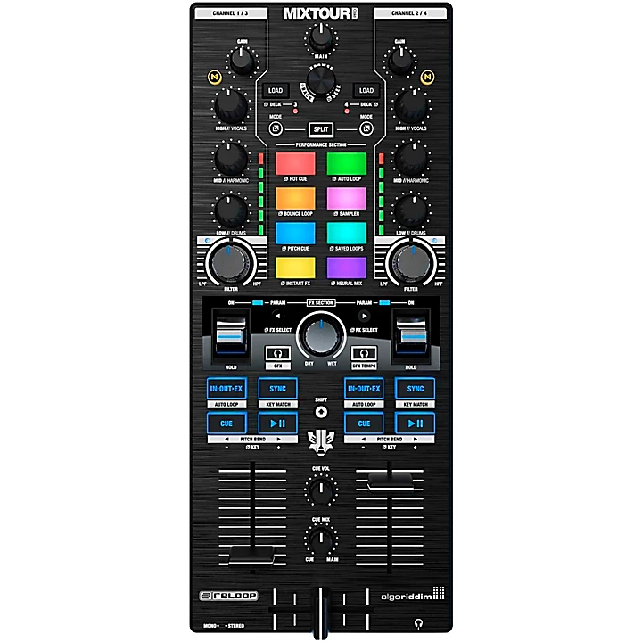 Reloop Mixtour Pro Portable 4 Deck DJ Controller