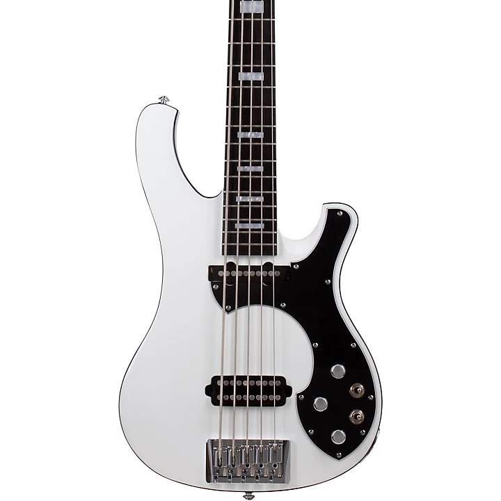 Schecter Guitar Research Stargazer 5 Electric Bass Guitar Gloss White