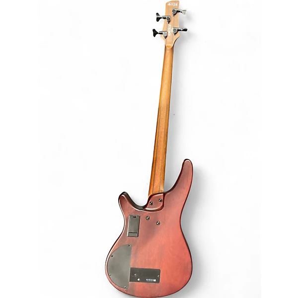 Used Ibanez SRH500F Brown Sunburst Electric Bass Guitar