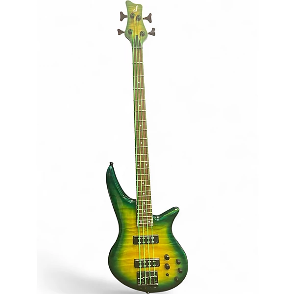 Jackson Used Jackson x series spectra amber blue Electric Bass Guitar.gc
