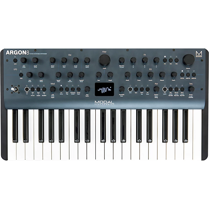 Modal Electronics Limited Argon8 37 Key 8 Voice Polyphonic Wavetable Synthesizer Level 1 L74173004000000.gc