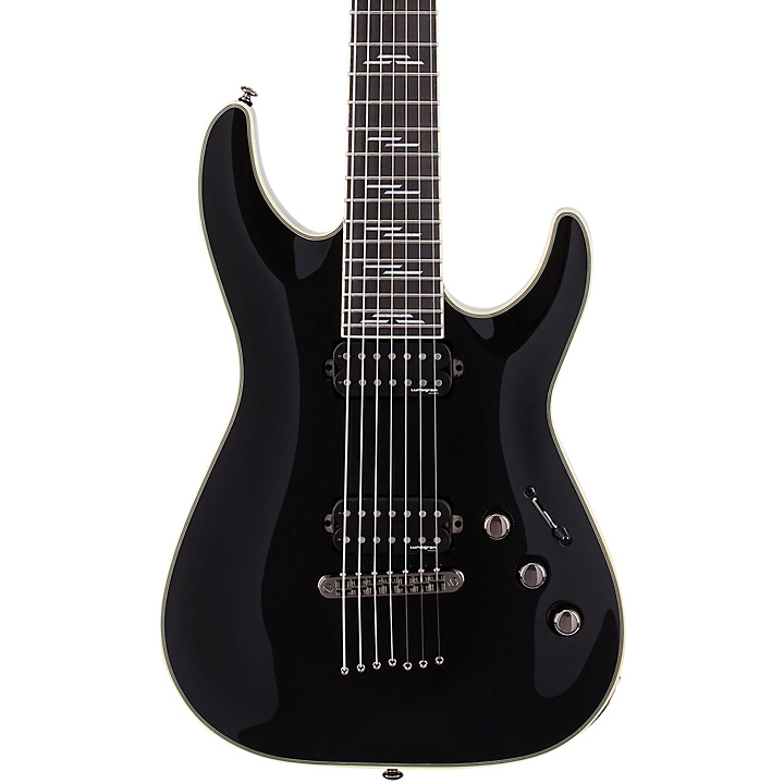 Schecter Guitar Research C 7 Blackjack 7 String Electric Guitar Level 1 Gloss Black L79058004001000.gc