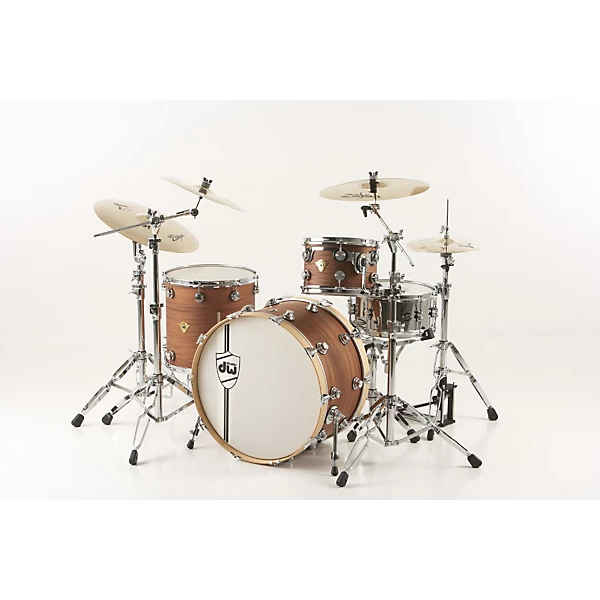 DW Classics Series 3 Piece Shell Pack Natural Mahogany Natural Chrome Hardware