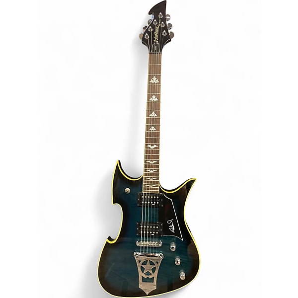 Used Washburn Paul Stanley Signature PS600 2 Tone Green Burst Solid Body Electric Guitar