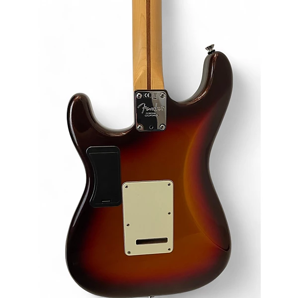 Used Fender American Deluxe Stratocaster Mystic 3 Color Burst Solid Body Electric Guitar