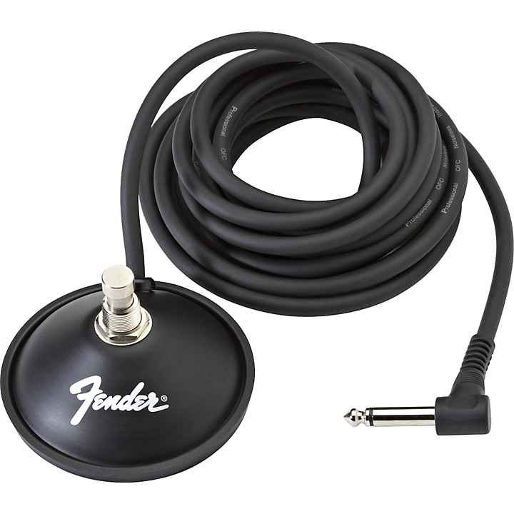 Fender 1 Button Footswitch for Mustang and Blues Junior Amps Black