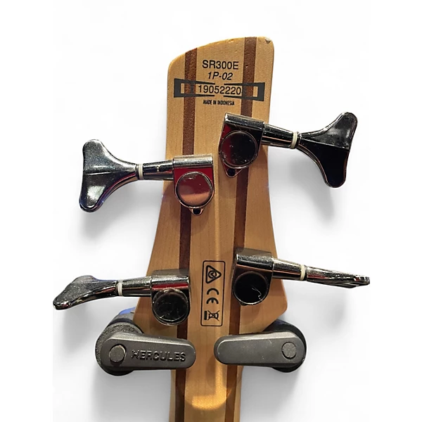 Used Ibanez SR300E Brown Sunburst Electric Bass Guitar