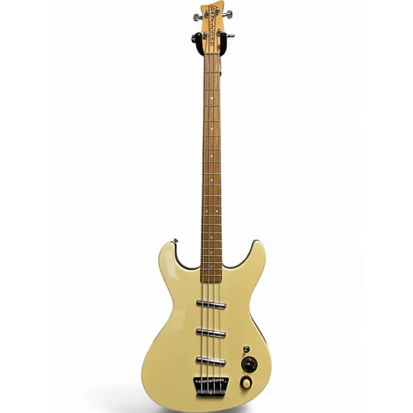 Used Danelectro Hodad 4 String WHITE VIOLET PEARL Electric Bass Guitar