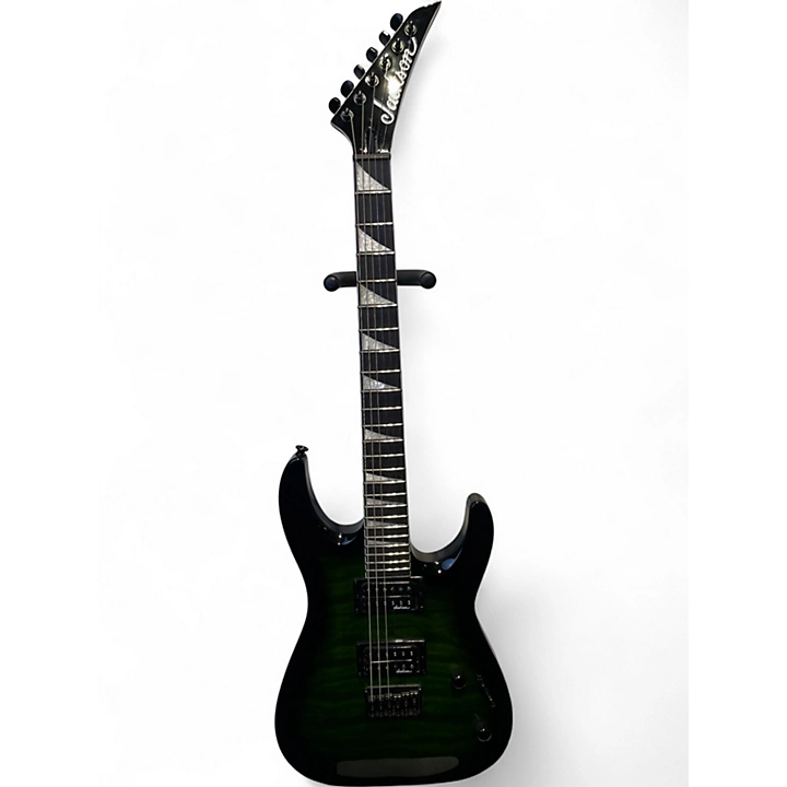 Jackson Used Jackson JS32Q Green Solid Body Electric Guitar