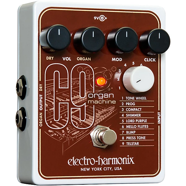 Electro Harmonix C9 Organ Machine Guitar Effects Pedal Level 1 J18080004000000.gc