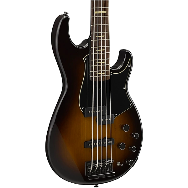 BB735A 5 String Electric Bass Dark Brown Sunburst