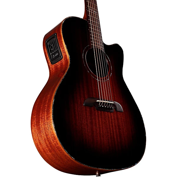 MFA66CE Masterworks OM Folk Acoustic Electric Guitar Shadow Burst
