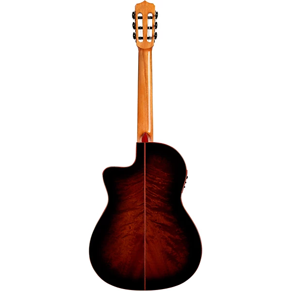 Cordoba Fusion 12 Exotic Top Nylon String Classical Acoustic Electric Guitar Brown Sugar Burst