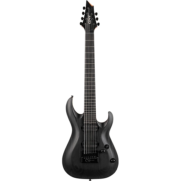Cort KX707 EverTune 7 String Electric Guitar Satin Black