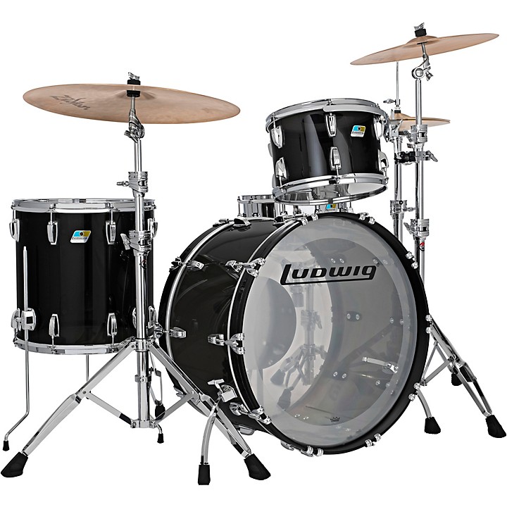 Ludwig Vistalite 3 Piece Pro Beat Shell Pack With 24\