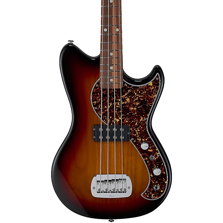 Fullerton Deluxe Fallout Shortscale Electric Bass 3 Tone Sunburst