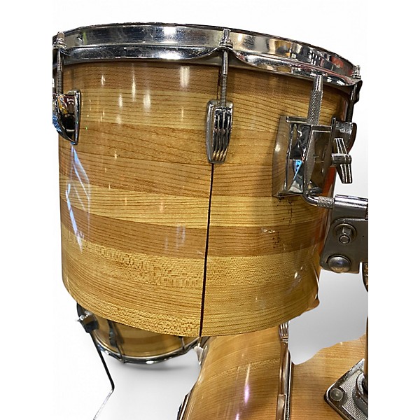 Ludwig Used Ludwig 4 Piece Classic Maple Butcher Block Drum Kit.gc