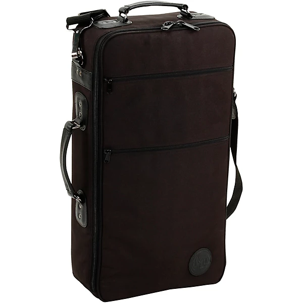 Compact Triple Trumpet Gig Bag Synthetic with Leather Trim