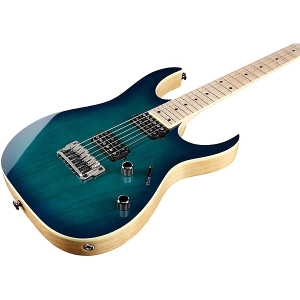 RG652AHMFX Prestige RG Series 6 String Electric Guitar Nebula Green Burst