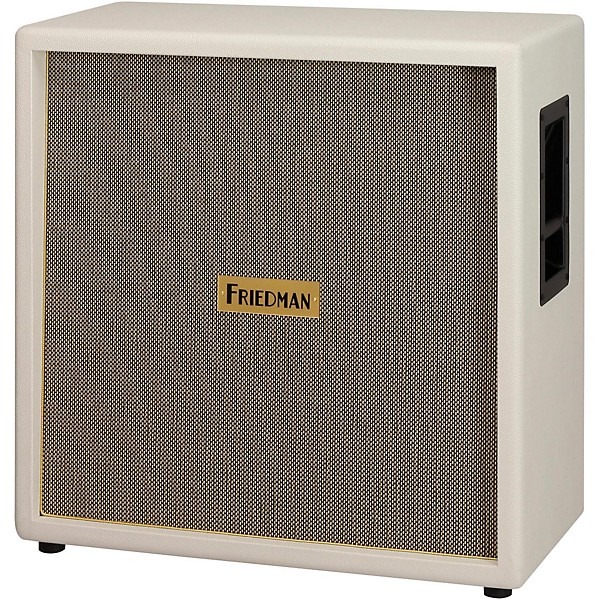 Friedman White Tolex Vintage 4x12 Guitar Speaker Cab White Tolex