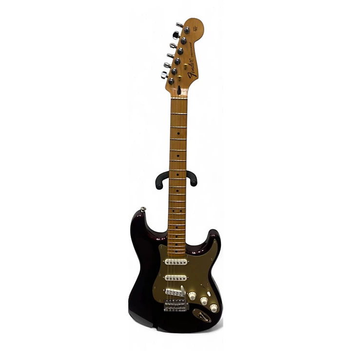 Used Fender Highway One Stratocaster HSS Black Solid Body Electric Guitar