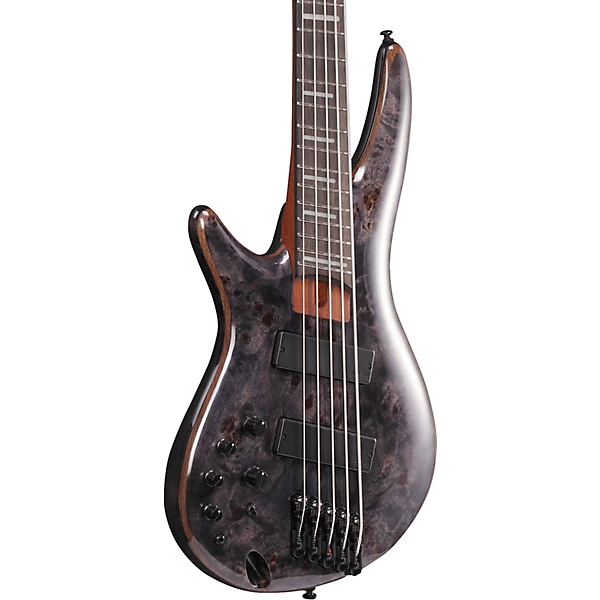 Ibanez Left Handed SRMS805L 5 String Multi Scale Electric Bass Guitar Deep Twilight