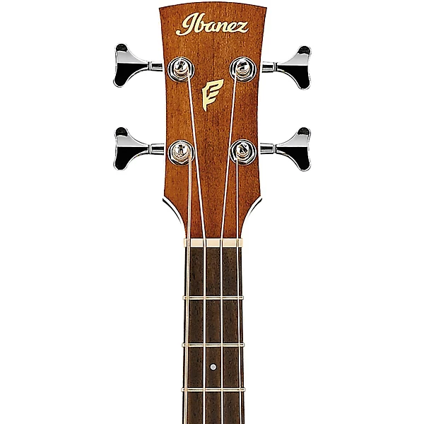 PNB14E Parlor Acoustic Electric Bass Guitar Natural