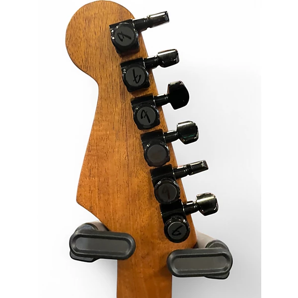 Fender Used Fender American Acoustasonic Jazzmaster Limited Edition Acoustic El Black Paisley Acoustic Electric Guitar.gc