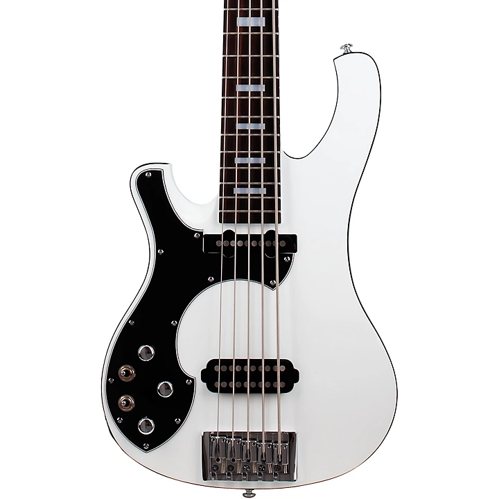 Schecter Guitar Research Stargazer 5 LH Electric Bass Gloss White