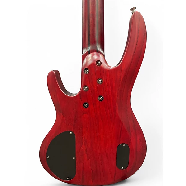 ESP Used ESP LTD B335 5 String Trans Red Electric Bass Guitar.gc