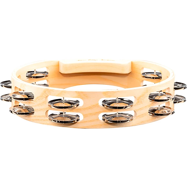 MEINL Artisan Edition Tambourine withSteel Jingles 2 Row 10 in.