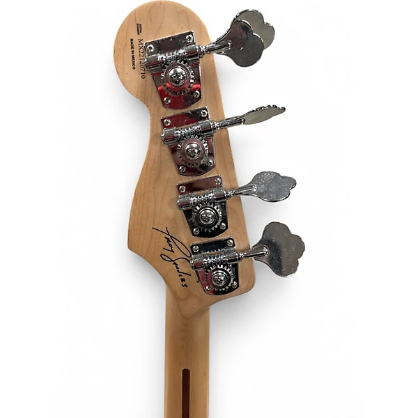 Used Fender Troy Sanders Jaguar Bass Silverburst Electric Bass Guitar