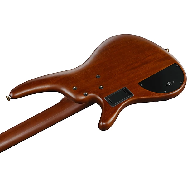 Ibanez Prestige SR5500 4 String Electric Bass Guitar Mocha Flat