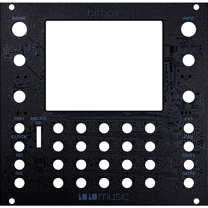 Black Faceplate for Bitbox MK1 or MK2