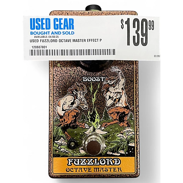Used Fuzzlord OCTAVE MASTER Effect Pedal