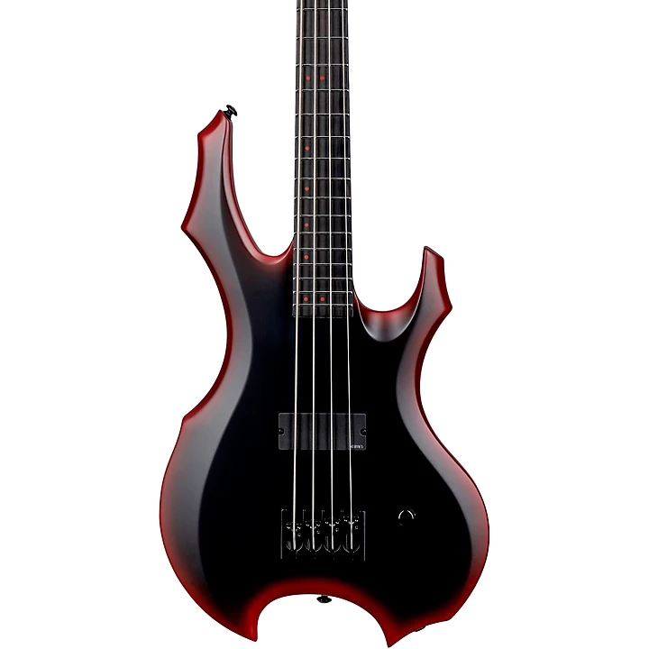 ESP LTD Fred LeClerq FL 4 Electric Bass Guitar Bloodburst Satin