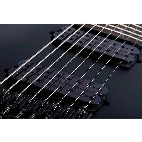 Schecter Guitar Research Damien 8 MS Electric Guitar Satin Black