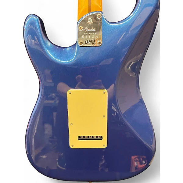 Used Fender American Ultra Stratocaster Blue Solid Body Electric Guitar