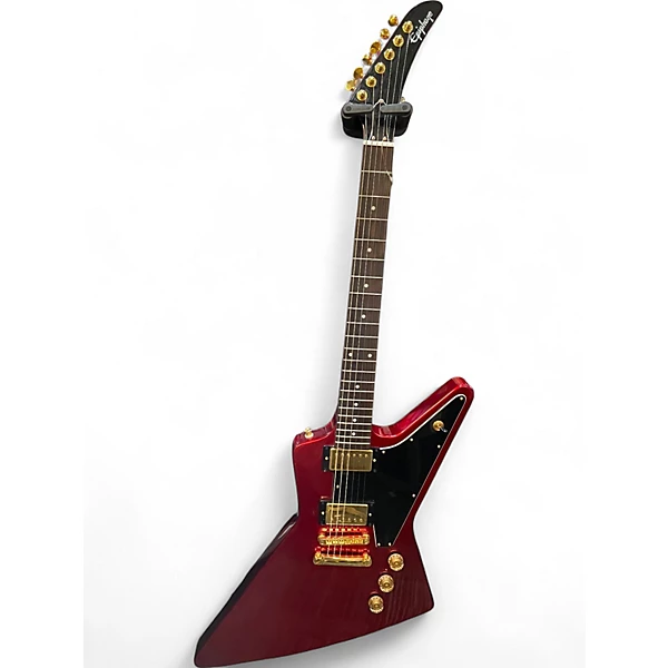 Epiphone Used Epiphone Explorer Ruby Solid Body Electric Guitar.gc