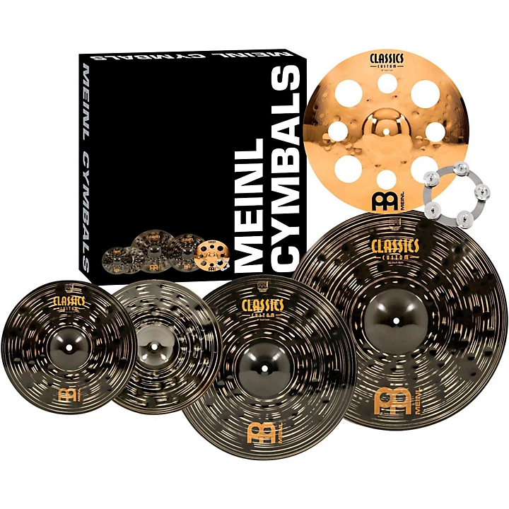 Classics Custom Dark Set Cymbal Pack With Free Trash Crash and Ching Ring
